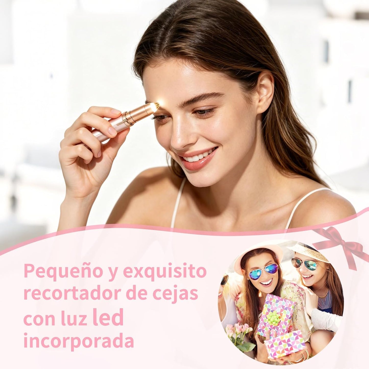 Depiladora Electrica Cejas Y Bello Facial