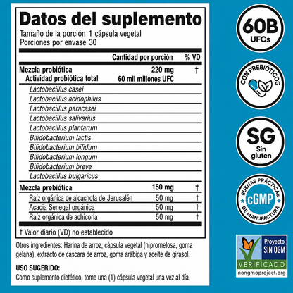 Kit Probióticos + Enzimas Salud Intestinal