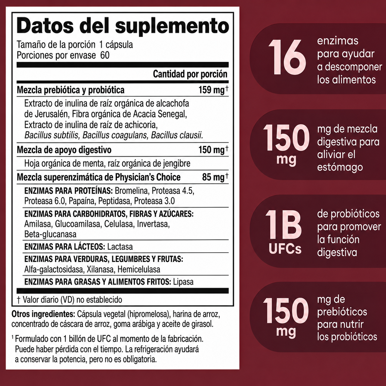Kit Probióticos + Enzimas Salud Intestinal