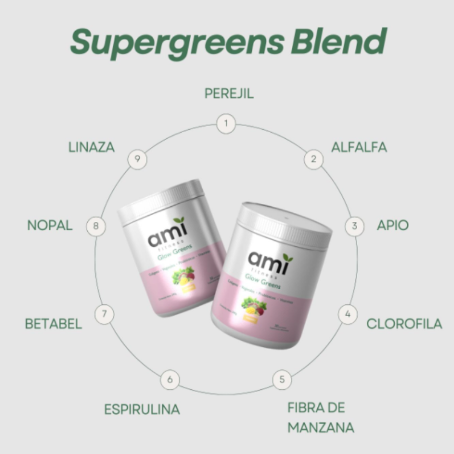 Suplemento AMI Colágeno Con Probióticos