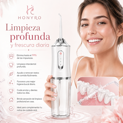 Irrigador Bucal Limpiador de Dientes Eléctrico