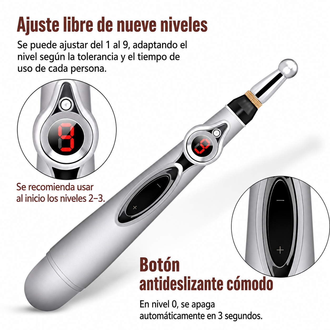 Pluma Electro Acupuntura Corporal