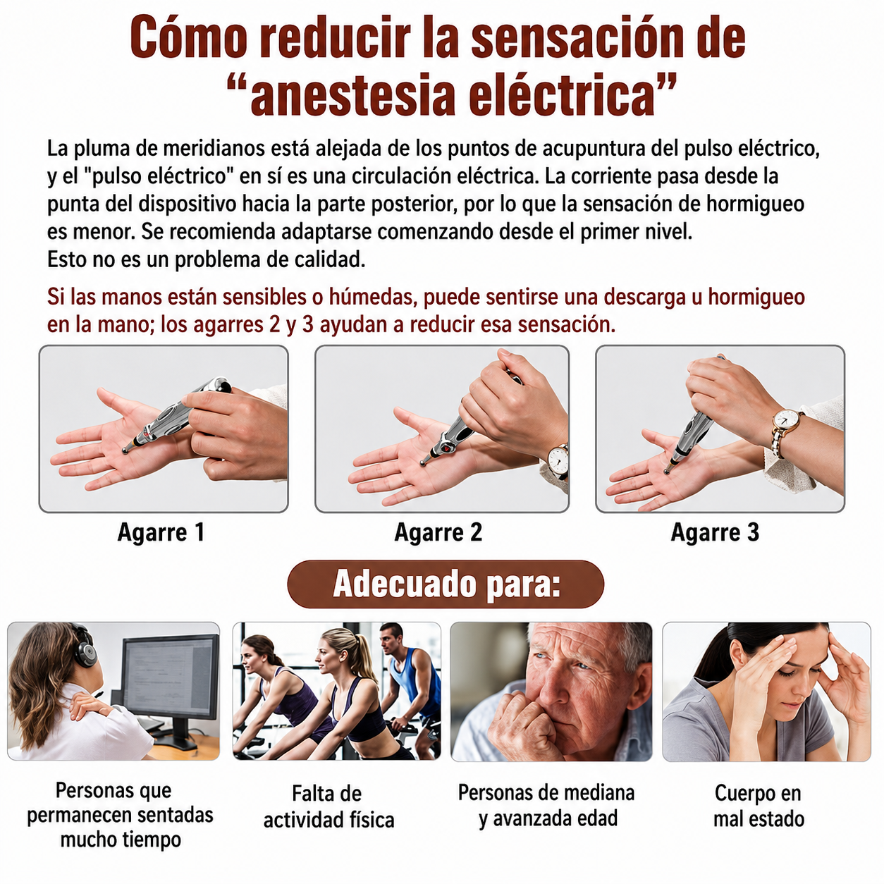 Pluma Electro Acupuntura Corporal
