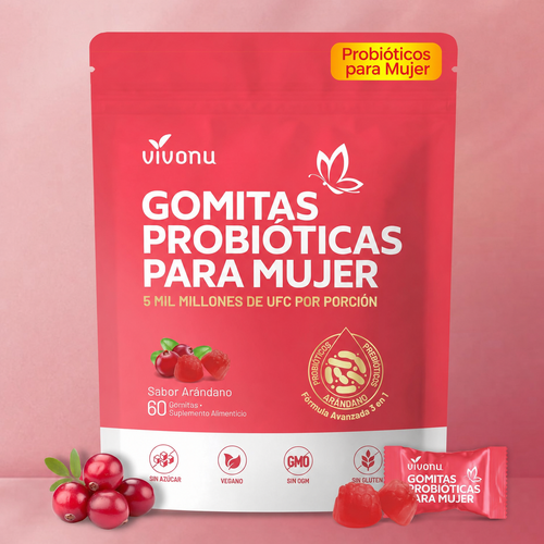 Suplemento Probioticos Mujer 60 Gomas