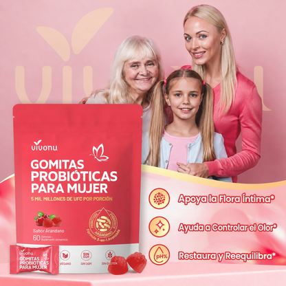 Suplemento Probioticos Mujer 60 Gomas