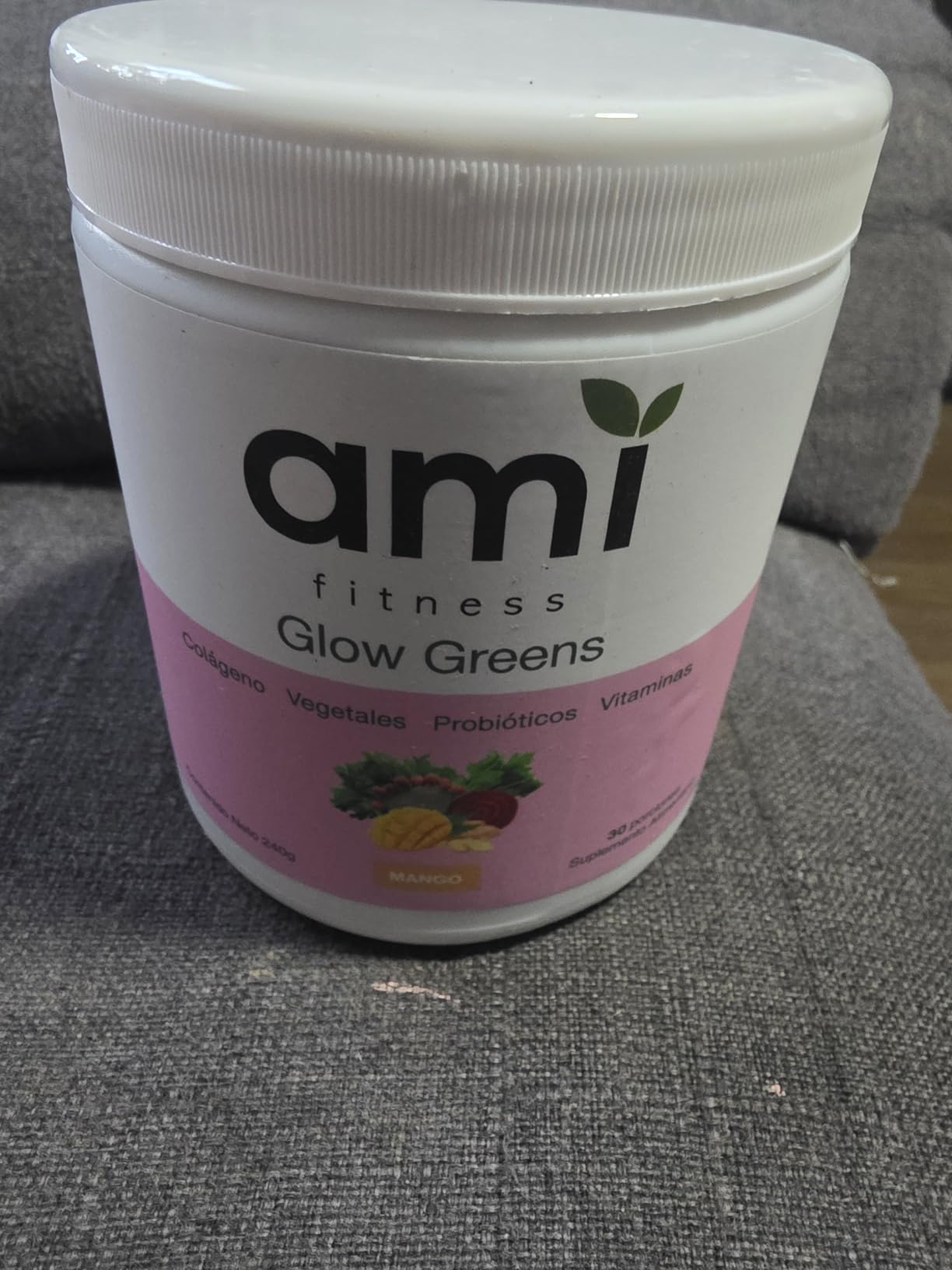 Envase Ami Glow Greens mango