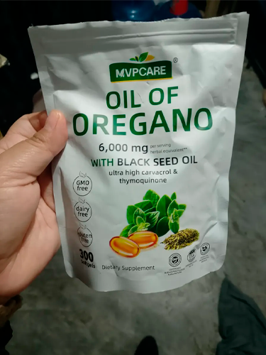 Suplemento alimenticio aceite de orégano