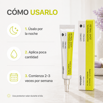 Cómo usar Celimax Retinal Shot