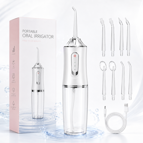 Irrigador Bucal Limpiador de Dientes Eléctrico