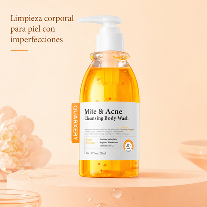 Portada del gel corporal Quarxery