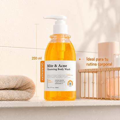 Presentación de 250 ml del gel corporal Quarxery