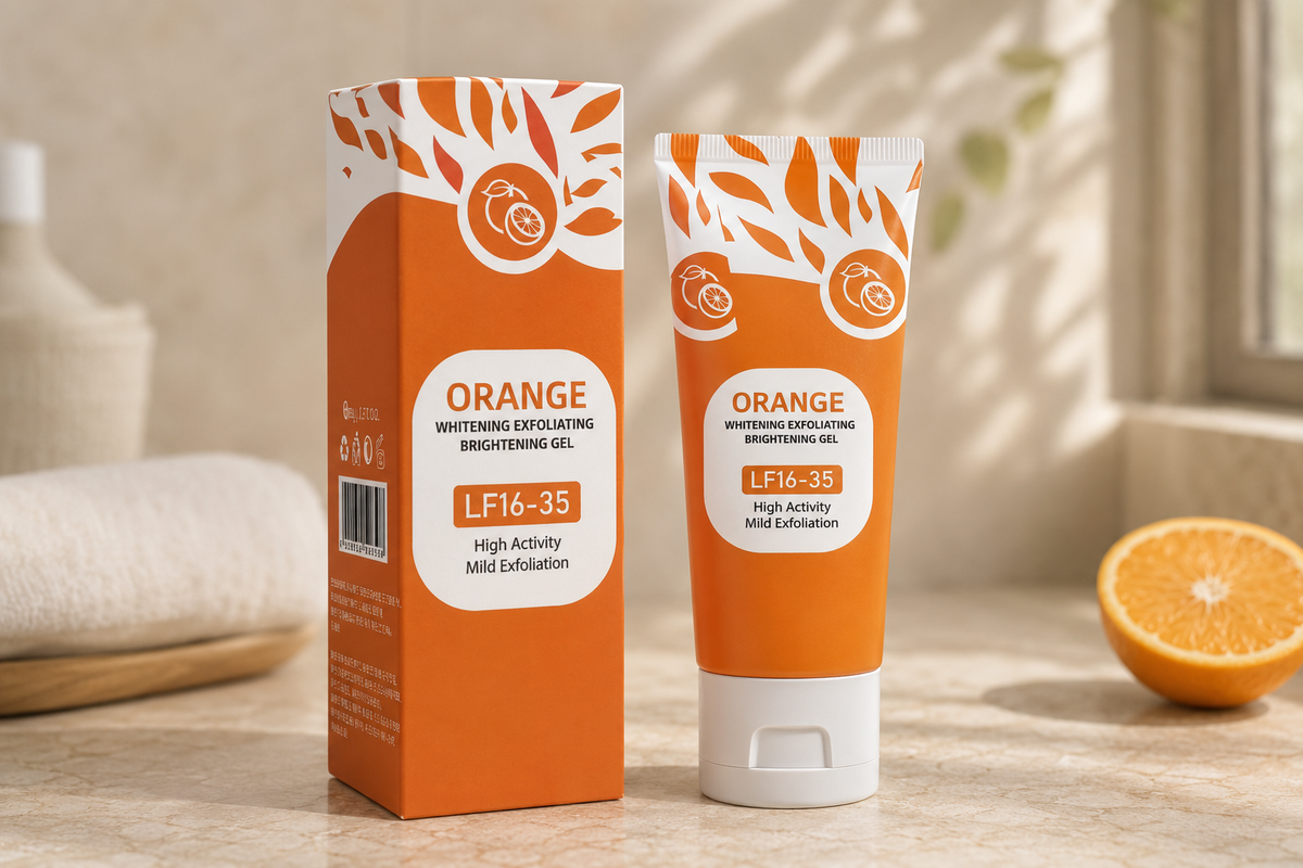 Gel exfoliante facial Orange Enzymes - experiencia de cliente 1