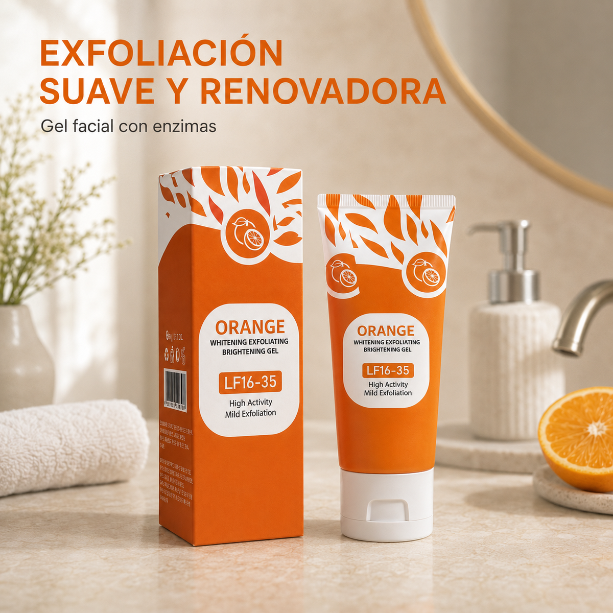 Orange Enzymes - gel exfoliante facial