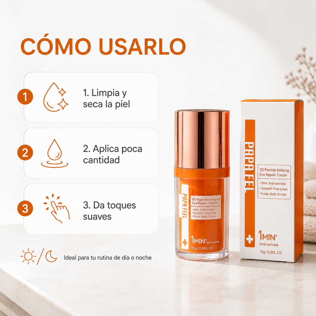 Cómo usar PAPA FEEL 5D