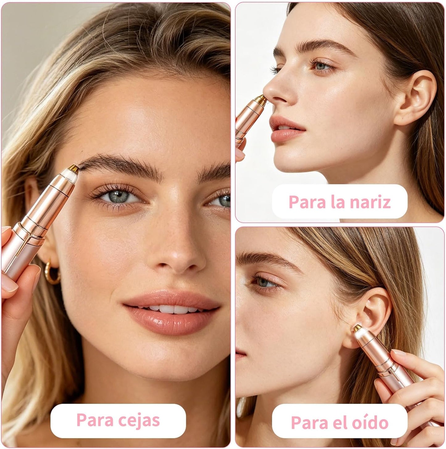 Depiladora Electrica Cejas Y Bello Facial