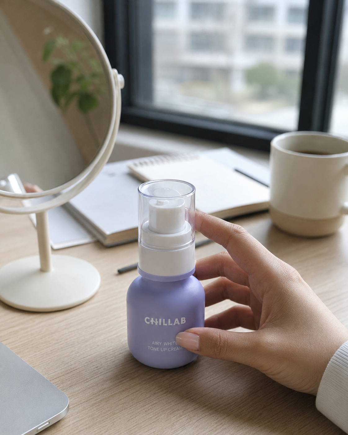 Crema Chillab para un retoque durante el día