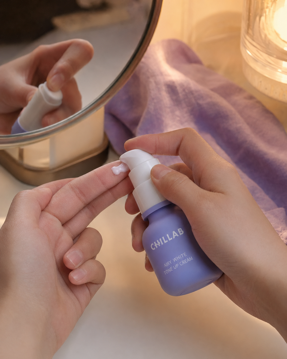 Cantidad de uso de la crema Chillab