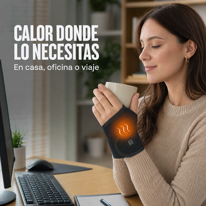 Muñequera térmica para uso en casa u oficina