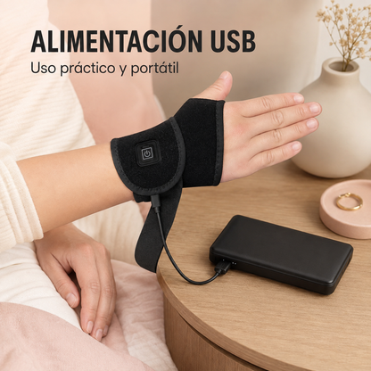 Muñequera eléctrica con alimentación USB
