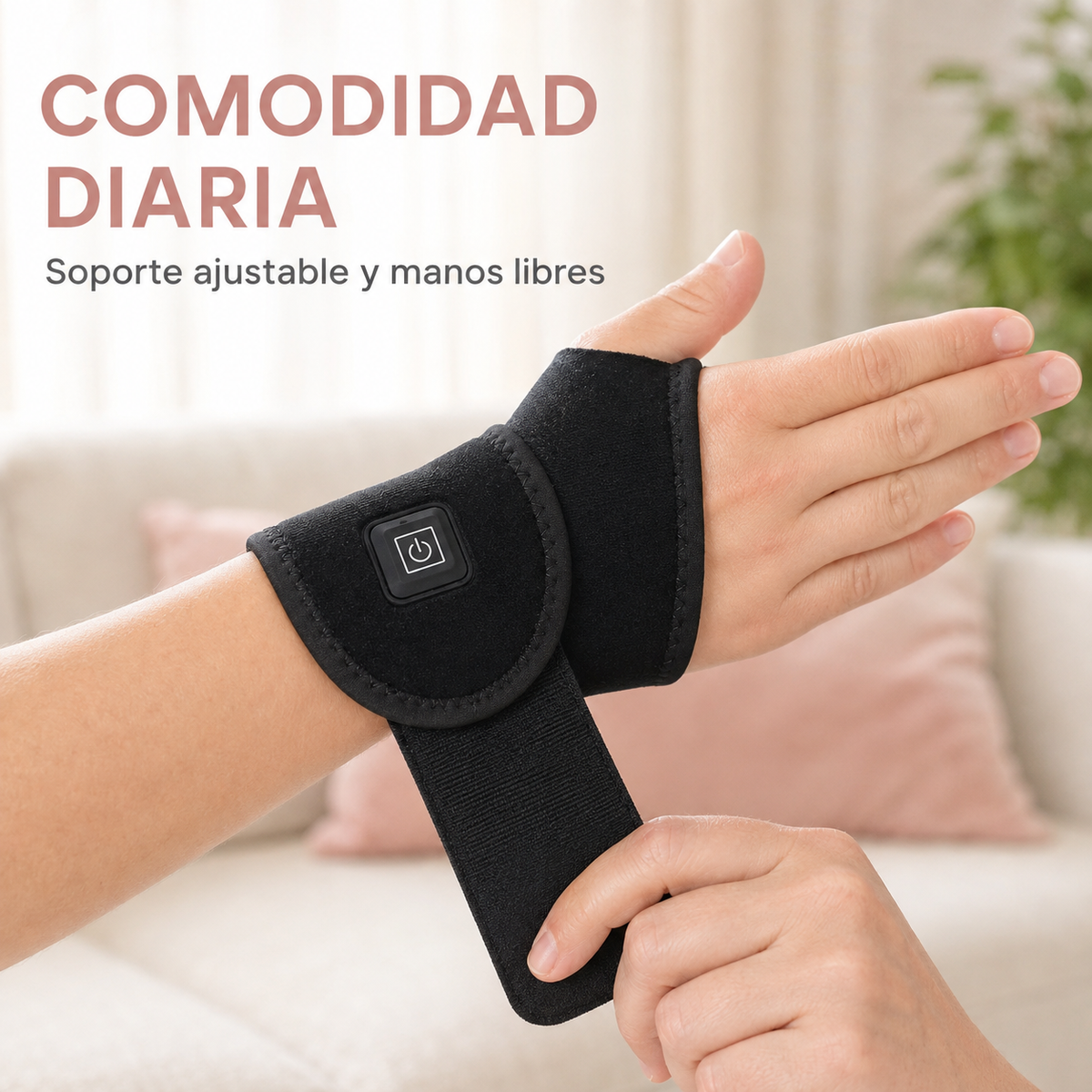 Muñequera ajustable para comodidad diaria