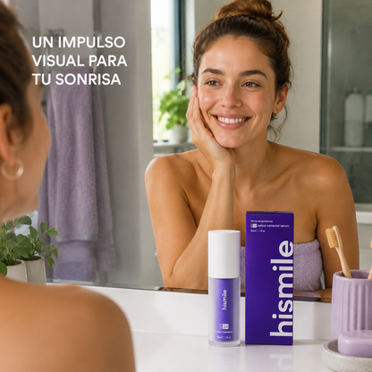 Rutina de cuidado dental con sérum V34