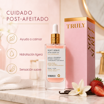 Beneficios del aceite post-afeitado TRULY